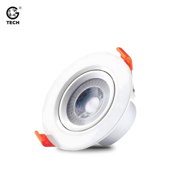 Adjustable Tilt COB Downlight | Premium PVC Body, High Output, BIS Approved