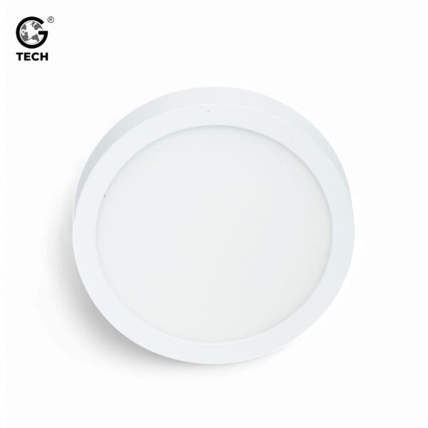 Seltos Surface Panel Light | Ultra-Slim, Aluminum Body, Round
